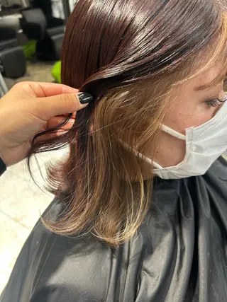 カラー ハイトーン ayane💖のヘアスタイル