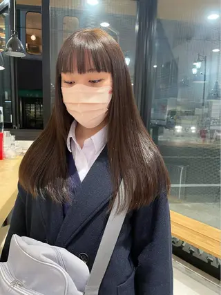 セミロング カラー haru/レイヤー/ ウルフのヘアスタイル