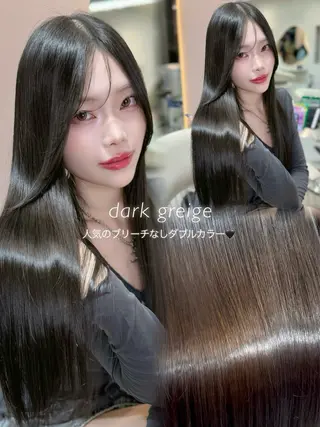 ロング カラー 大宮レイヤーカット ハッシュ 柏崎颯刀のヘアスタイル