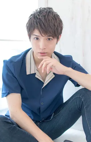 ショート メンズ 大人可愛いレイヤー 大田のヘアスタイル