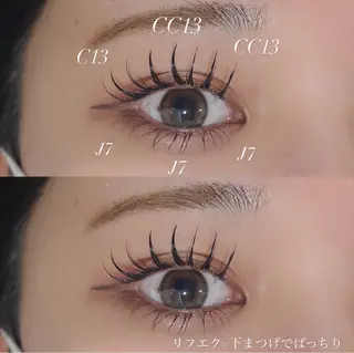 マツエク・マツパ EYELA YUKAのマツエク・マツパデザイン