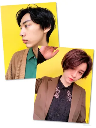 ショート カラー メンズ tension 【テンション】のヘアスタイル