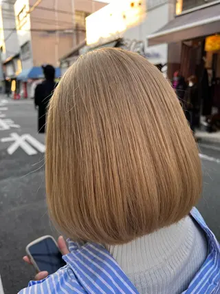 ミディアム カラー パーマ ヘアアレンジ メンズ キッズ ネイル マツエク・マツパ アイブロウ 堀井 凌平のヘアスタイル