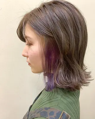 ミディアム カラー 似合わせショート kengoのヘアスタイル