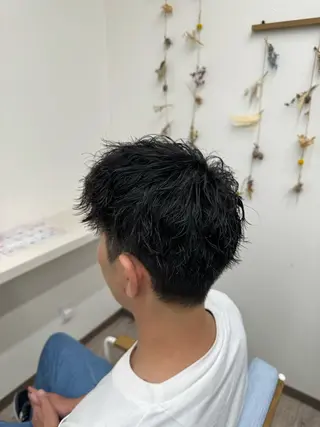 パーマ メンズ Balance所属・清水 玲奈のヘアスタイル