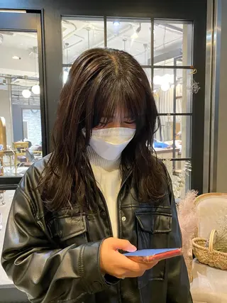 セミロング カラー & Graph. 立川🥣🌿のヘアスタイル