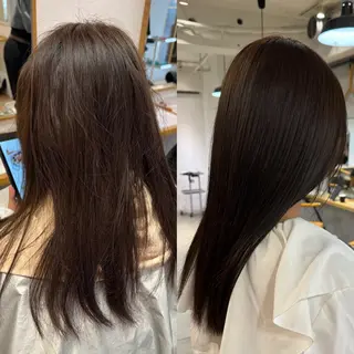 ロング カラー 艶カラー 🤍🫧/makoのヘアスタイル