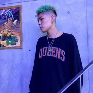 ショート カラー パーマ ヘアアレンジ キッズ ネイル マツエク・マツパ 中元 淳のヘアスタイル