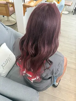 ロング カラー elf所属・ozaki konohaのヘアスタイル