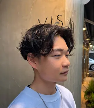 パーマ メンズ いぐちしょうた🫧 VISAGEbaskのヘアスタイル