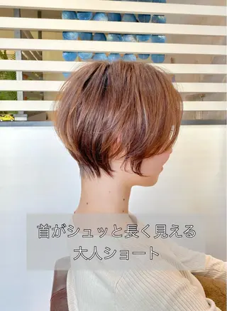 ショート カラー [店長]加地 峻のヘアスタイル