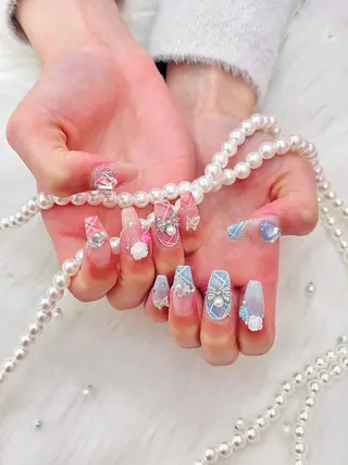 ネイル beautysalon,icy所属・矢野 愛璃のネイルデザイン