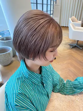 ショート カラー 増井 彩乃のヘアスタイル