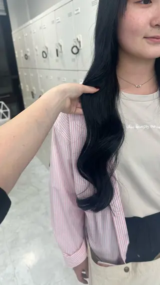 ロング カラー ガーリーstyle ❤︎misaki🏹のヘアスタイル