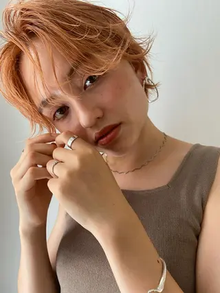 ショート カラー パーマ ヘアアレンジ メンズ キッズ ネイル マツエク・マツパ 横浜Bob美容師🤎 ERINAのヘアスタイル