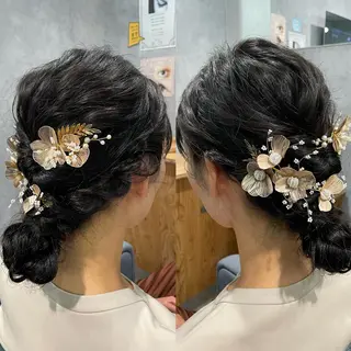 ロング ヘアアレンジ 黒岩 梨沙のヘアスタイル