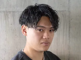 ショート パーマ メンズ ツイスパ/メンズ パーマ/歩夢のヘアスタイル