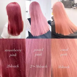 ロング カラー ヘアアレンジ 𝘳𝘺𝘰𝘬𝘢 髪質改善／ブリーチのヘアスタイル