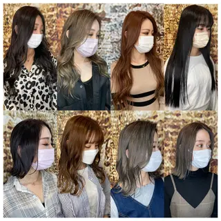 ミディアム カラー レイヤーカット匠 イソザキノリユキのヘアスタイル