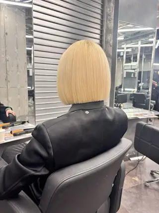 ミディアム GARTE所属・ゲンキ/ボブ /無料カットモデルのヘアスタイル