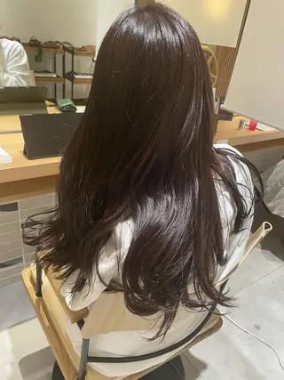 ロング カラー 高木 櫻のヘアスタイル