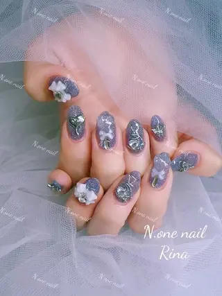 ネイル 長いだし/スカルプ/ パラシェルN.oneのネイルデザイン