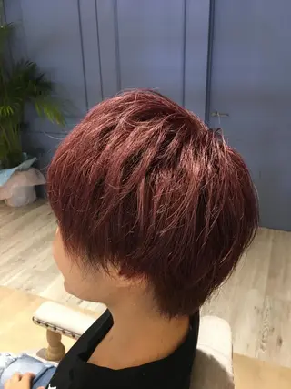 ショート カラー hair salon el soluz所属・山岡 秀規のヘアスタイル