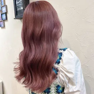 セミロング カラー ルシードスタイルオルガ所属・UEHARA MIONのヘアスタイル