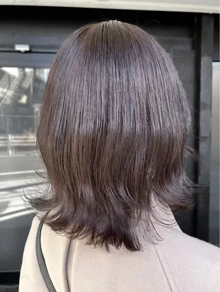 ミディアム ハイトーン/韓国風/ 艶髪/吉祥寺のヘアスタイル