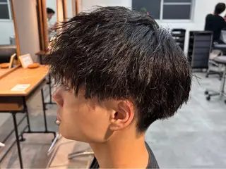 ショート パーマ メンズ メンズカット/パーマ /フェード🔥/森のヘアスタイル