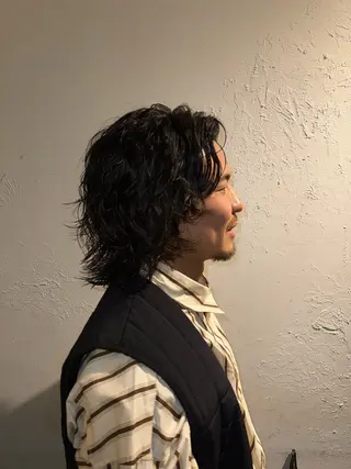 ミディアム パーマ メンズ 💈メンズ特化💈 TASUKUのヘアスタイル