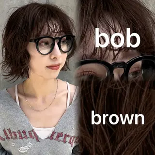 ショート 髪質改善 ANFINI所属・ボブ・レイヤー 田中 励也のヘアスタイル