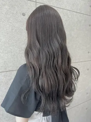 カラー ロング 韓国ヘア🇰🇷船橋 髪質改善/上野愛果のヘアスタイル