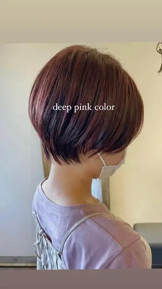 ショート カラー 💐美しいショート× パーマ💐早坂駆留のヘアスタイル