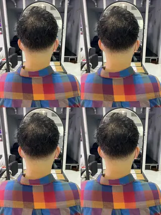 ショート カラー パーマ ヘアアレンジ メンズ 🔥メンズパーマ特 化🔥渡辺一翔🔥のヘアスタイル