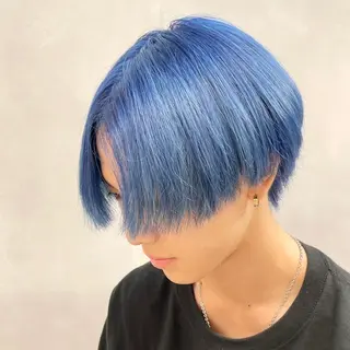 ミディアム カラー メンズ 飯塚 想のヘアスタイル