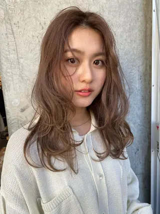 ロング カラー Pia hair Design Yakuin所属・Pia ツボイ ケイタのヘアスタイル