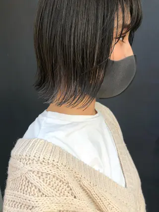 ミディアム カラー 韓国レイヤー髪質改善 💫Tomoya💫のヘアスタイル