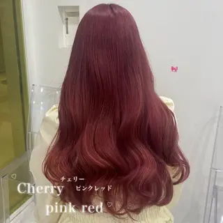 ロング カラー 韓国風艶髪🎀 透明感カラー🤍のヘアスタイル