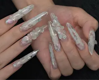 ネイル 長さだし専門 ありさのネイルデザイン