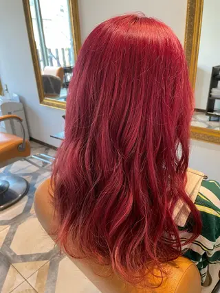 ロング カラー 菅 翔太のヘアスタイル