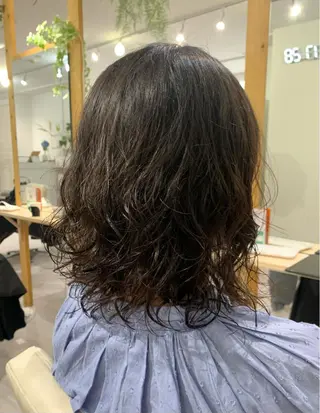 ミディアム カラー ツヤカラー🤍 ARISAのヘアスタイル