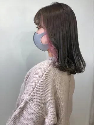 カラー white.所属・white.梅田 デザインカラー🦄のヘアスタイル