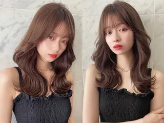 カラー ❤️ブリーチなし💚 ダブルカラー平野実花のヘアスタイル