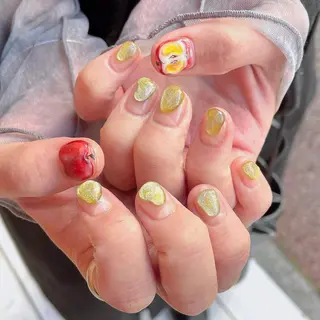 ネイル 新井 ひなののネイルデザイン