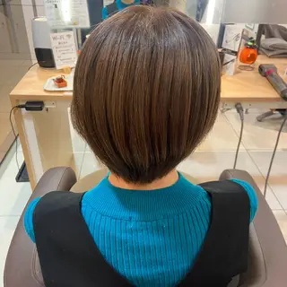 ショート カラー ボブカット/アレンジ /さきのヘアスタイル