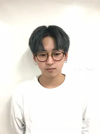 メンズ メンズブリーチカラー /パーマ ごーた立川のヘアスタイル