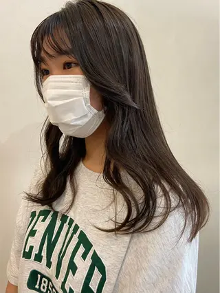 ロング ボブ/透明感カラー 🧸YUI❤️のヘアスタイル