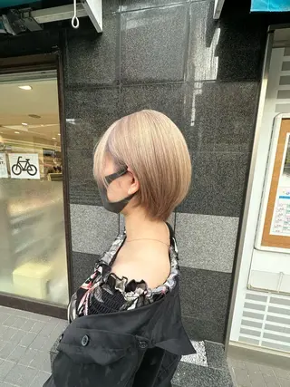 ショート カラー ‪❥ブリーチ💗 MIKUのヘアスタイル