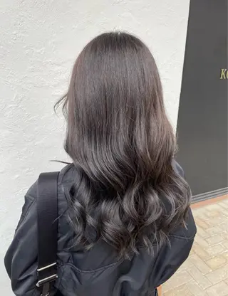 ロング カラー 松尾 遥花のヘアスタイル